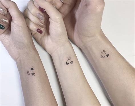 matching friend tattoos|unique best friend tattoos small.